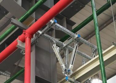 湘桥该抗震支架的整体式支吊架结构协调性好